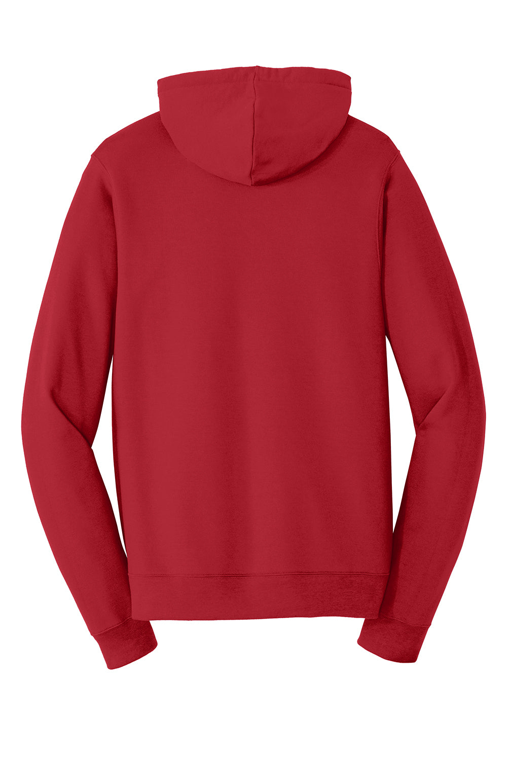 Port & Company PC850ZH Mens Fan Favorite Fleece Full Zip Hooded Sweatshirt Hoodie Team Cardinal Red Flat Back