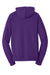 Port & Company PC850ZH Mens Fan Favorite Fleece Full Zip Hooded Sweatshirt Hoodie Team Purple Flat Back