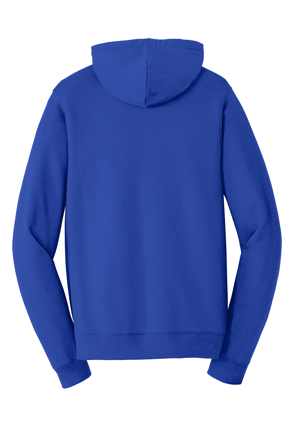 Port & Company PC850ZH Mens Fan Favorite Fleece Full Zip Hooded Sweatshirt Hoodie True Royal Blue Flat Back