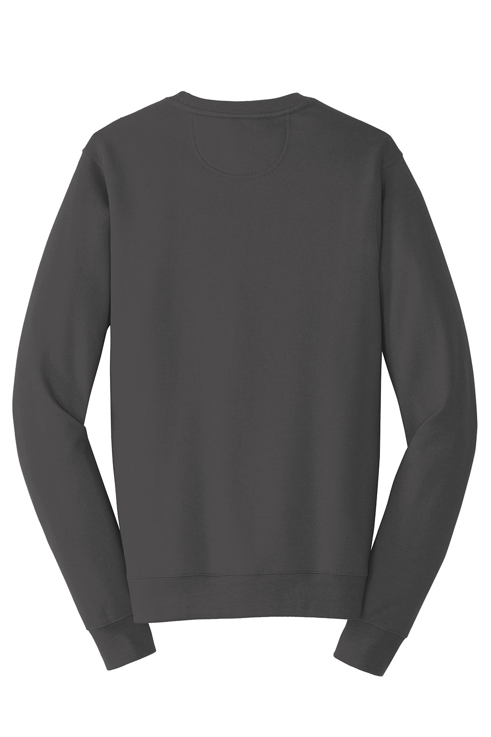 Port & Company PC850 Mens Fan Favorite Fleece Crewneck Sweatshirt Charcoal Grey Flat Back