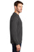 Port & Company PC850 Mens Fan Favorite Fleece Crewneck Sweatshirt Charcoal Grey Model Side