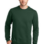 Port & Company Mens Fan Favorite Fleece Crewneck Sweatshirt - Forest Green