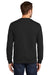 Port & Company PC850 Mens Fan Favorite Fleece Crewneck Sweatshirt Jet Black Model Back