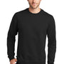 Port & Company Mens Fan Favorite Fleece Crewneck Sweatshirt - Jet Black