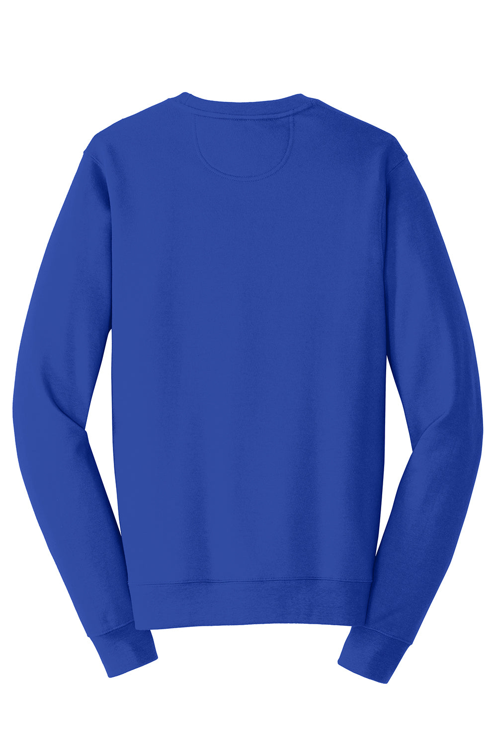 Port & Company PC850 Mens Fan Favorite Fleece Crewneck Sweatshirt True Royal Blue Flat Back