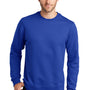 Port & Company Mens Fan Favorite Fleece Crewneck Sweatshirt - True Royal Blue