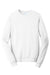 Port & Company PC850 Mens Fan Favorite Fleece Crewneck Sweatshirt White Flat Front