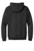 Port & Company PC90H/PC90HT Mens Essential Pill Resistant Fleece Hooded Sweatshirt Hoodie Heather Black Flat Back