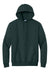 Port & Company PC90H/PC90HT Mens Essential Pill Resistant Fleece Hooded Sweatshirt Hoodie Dark Green Flat Front