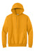 Port & Company PC90H/PC90HT Mens Essential Pill Resistant Fleece Hooded Sweatshirt Hoodie Gold Flat Front