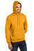 Port & Company PC90H/PC90HT Mens Essential Pill Resistant Fleece Hooded Sweatshirt Hoodie Gold Model 3q