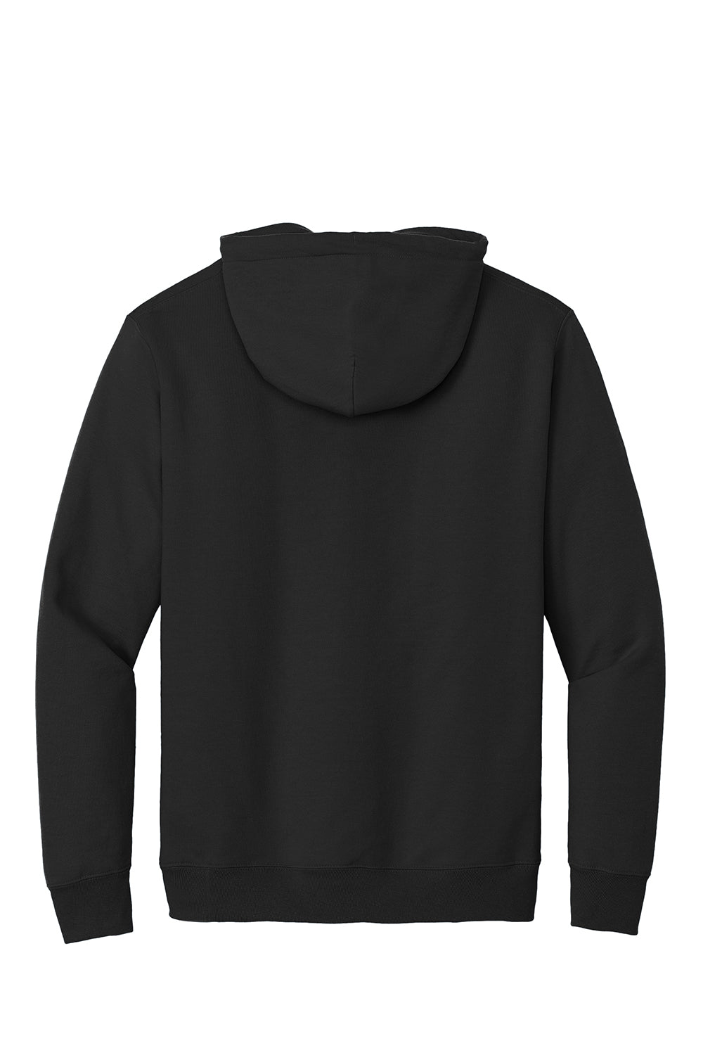 Port & Company PC90H/PC90HT Mens Essential Pill Resistant Fleece Hooded Sweatshirt Hoodie Jet Black Flat Back