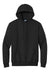 Port & Company PC90H/PC90HT Mens Essential Pill Resistant Fleece Hooded Sweatshirt Hoodie Jet Black Flat Front