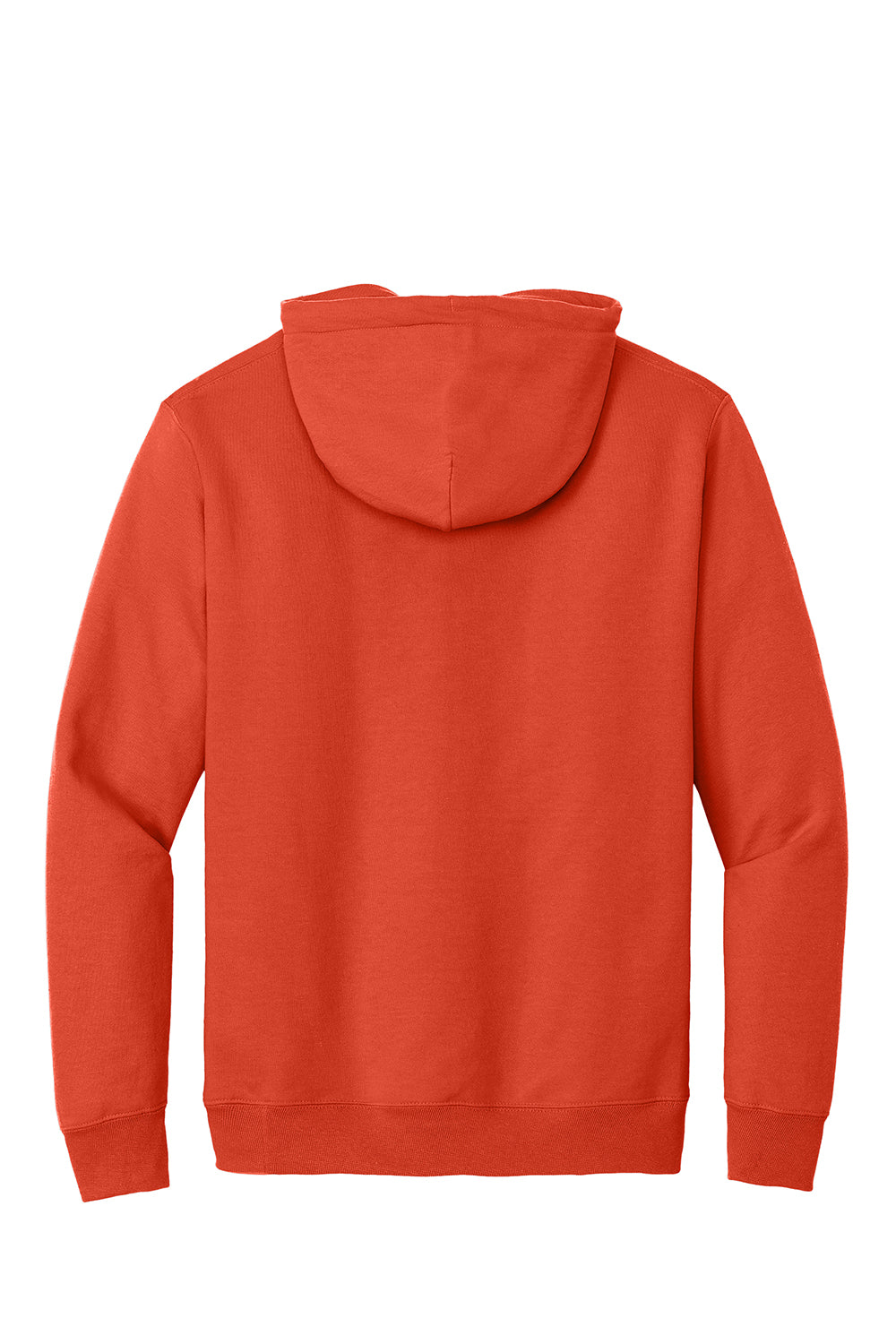 Port & Company PC90H/PC90HT Mens Essential Pill Resistant Fleece Hooded Sweatshirt Hoodie Orange Flat Back