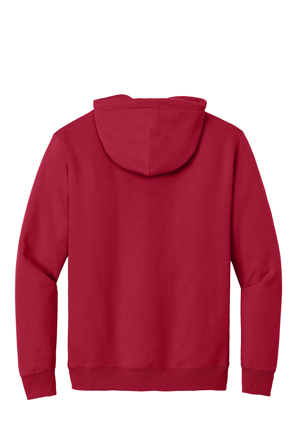 Port & Company PC90H/PC90HT Mens Essential Pill Resistant Fleece Hooded Sweatshirt Hoodie Red Flat Back