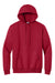 Port & Company PC90H/PC90HT Mens Essential Pill Resistant Fleece Hooded Sweatshirt Hoodie Red Flat Front