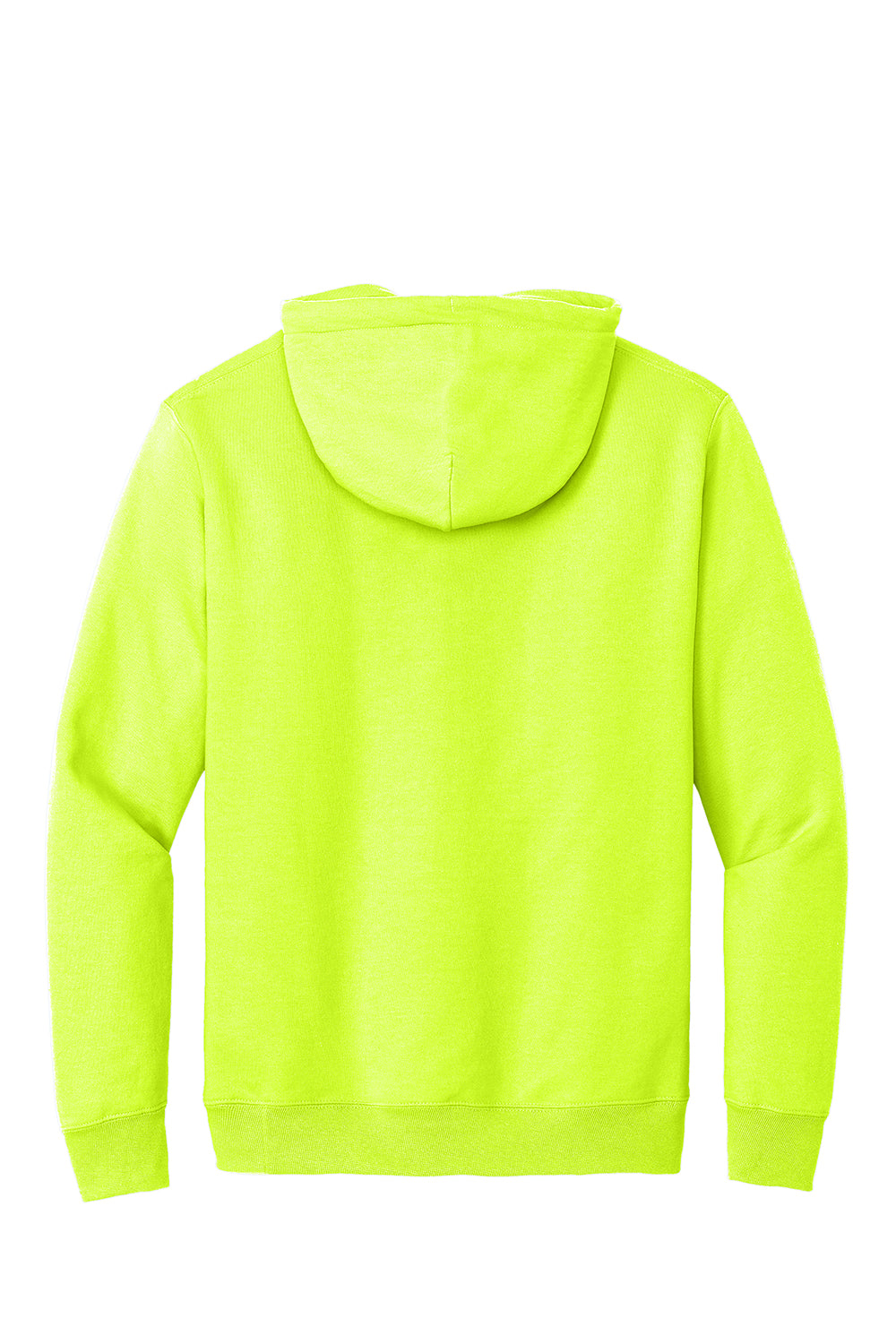 Port & Company PC90H/PC90HT Mens Essential Pill Resistant Fleece Hooded Sweatshirt Hoodie Safety Green Flat Back