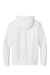 Port & Company PC90H/PC90HT Mens Essential Pill Resistant Fleece Hooded Sweatshirt Hoodie White Flat Back