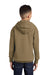 Port & Company PC90YH Youth Core Pill Resistant Fleece Hooded Sweatshirt Hoodie Coyote Brown Model Back