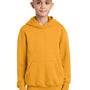 Port & Company Youth Core Pill Resistant Fleece Hooded Sweatshirt Hoodie - Gold