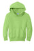 Port & Company PC90YH Youth Core Pill Resistant Fleece Hooded Sweatshirt Hoodie Lime Green Flat Front