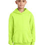 Port & Company Youth Core Pill Resistant Fleece Hooded Sweatshirt Hoodie - Neon Yellow