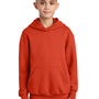 Port & Company Youth Core Pill Resistant Fleece Hooded Sweatshirt Hoodie - Orange