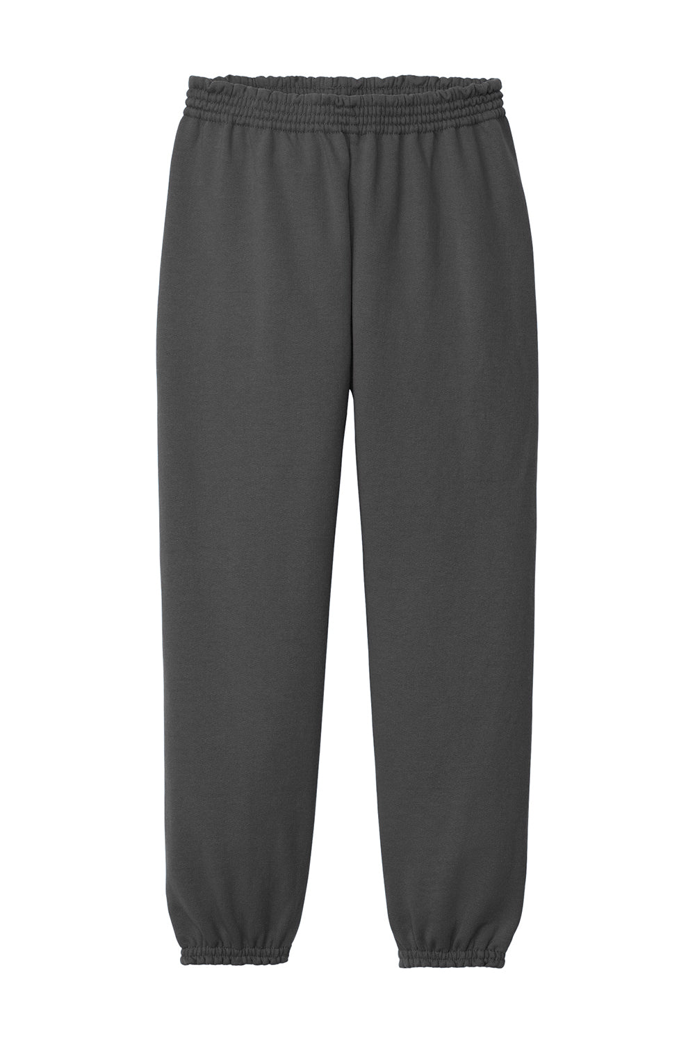 Port & Company PC90YP Youth Core Fleece Sweatpants Charcoal Grey Flat Front