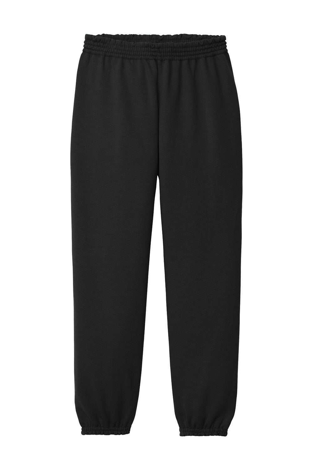 Port & Company PC90YP Youth Core Fleece Sweatpants Jet Black Flat Front