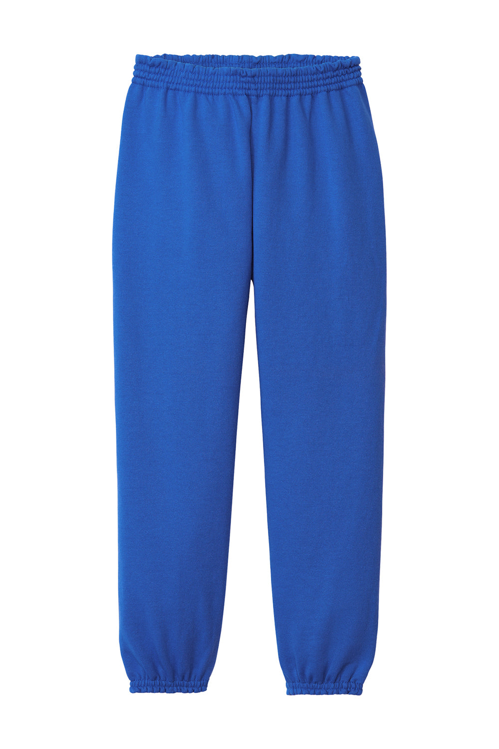 Port & Company PC90YP Youth Core Fleece Sweatpants Royal Blue Flat Front