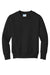 Port & Company PC90Y Youth Core Pill Resistant Fleece Crewneck Sweatshirt Jet Black Flat Front