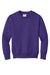 Port & Company PC90Y Youth Core Pill Resistant Fleece Crewneck Sweatshirt Purple Flat Front