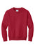 Port & Company PC90Y Youth Core Pill Resistant Fleece Crewneck Sweatshirt Red Flat Front