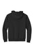 Port & Company PC90ZH/PC90ZHT Mens Essential Pill Resistant Fleece Full Zip Hooded Sweatshirt Hoodie Jet Black Flat Back