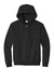 Port & Company PC90ZH/PC90ZHT Mens Essential Pill Resistant Fleece Full Zip Hooded Sweatshirt Hoodie Jet Black Flat Front