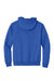 Port & Company PC90ZH/PC90ZHT Mens Essential Pill Resistant Fleece Full Zip Hooded Sweatshirt Hoodie Royal Blue Flat Back