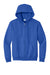 Port & Company PC90ZH/PC90ZHT Mens Essential Pill Resistant Fleece Full Zip Hooded Sweatshirt Hoodie Royal Blue Flat Front