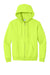 Port & Company PC90ZH/PC90ZHT Mens Essential Pill Resistant Fleece Full Zip Hooded Sweatshirt Hoodie Safety Green Flat Front