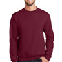 Port & Company Mens Essential Pill Resistant Fleece Crewneck Sweatshirt - Cardinal Red