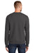 Port & Company PC90/PC90T Mens Essential Pill Resistant Fleece Crewneck Sweatshirt Charcoal Grey Model Back