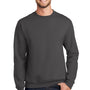 Port & Company Mens Essential Pill Resistant Fleece Crewneck Sweatshirt - Charcoal Grey