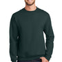 Port & Company Mens Essential Pill Resistant Fleece Crewneck Sweatshirt - Dark Green