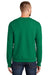 Port & Company PC90/PC90T Mens Essential Pill Resistant Fleece Crewneck Sweatshirt Kelly Green Model Back