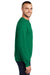 Port & Company PC90/PC90T Mens Essential Pill Resistant Fleece Crewneck Sweatshirt Kelly Green Model Side