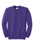 Port & Company PC90/PC90T Mens Essential Pill Resistant Fleece Crewneck Sweatshirt Purple Flat Front