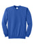 Port & Company PC90/PC90T Mens Essential Pill Resistant Fleece Crewneck Sweatshirt Royal Blue Flat Front