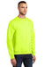 Port & Company PC90/PC90T Mens Essential Pill Resistant Fleece Crewneck Sweatshirt Safety Green Model 3q