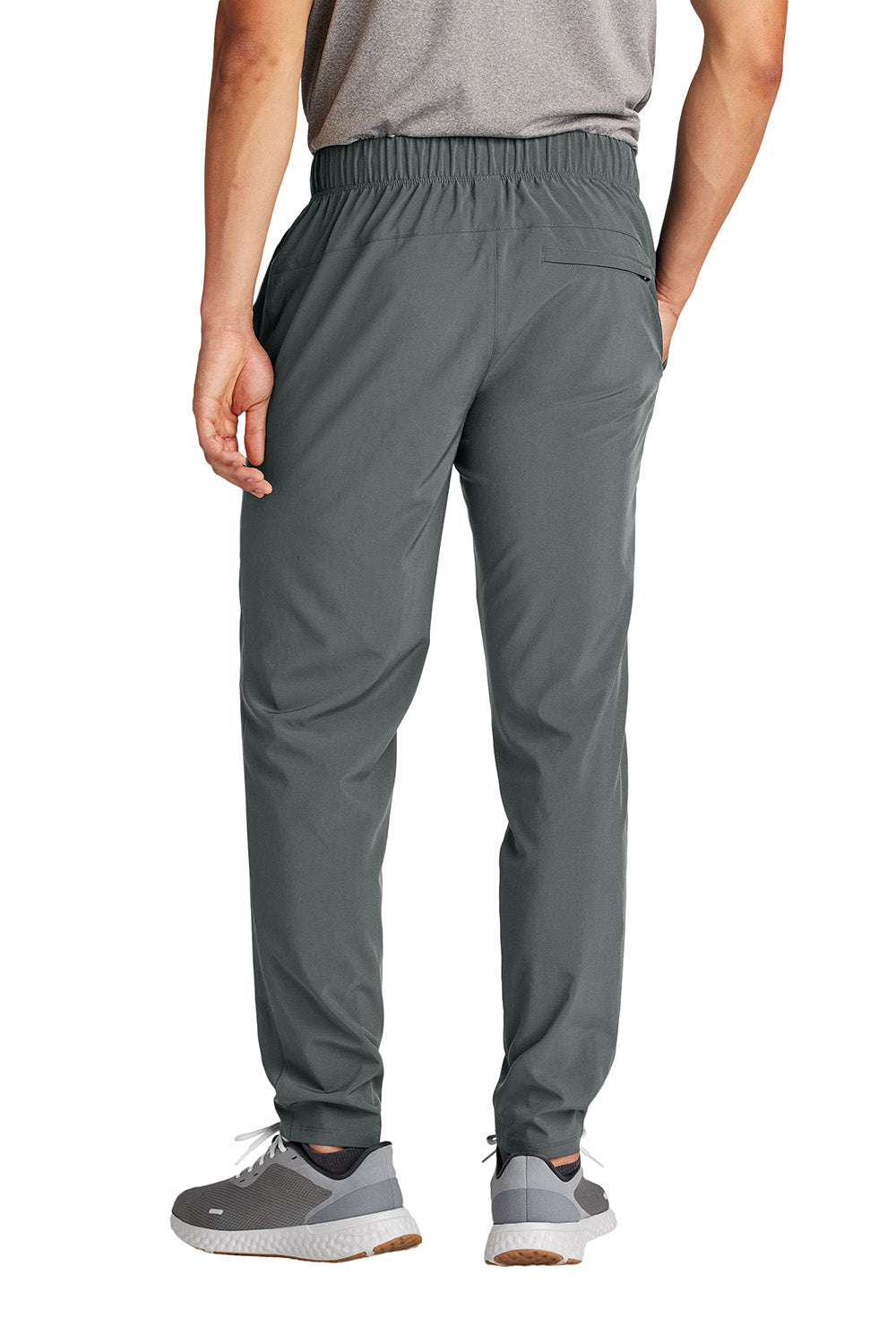 Sport-Tek PST485 Mens Repeat Pants w/ Pockets Iron Grey Model Back