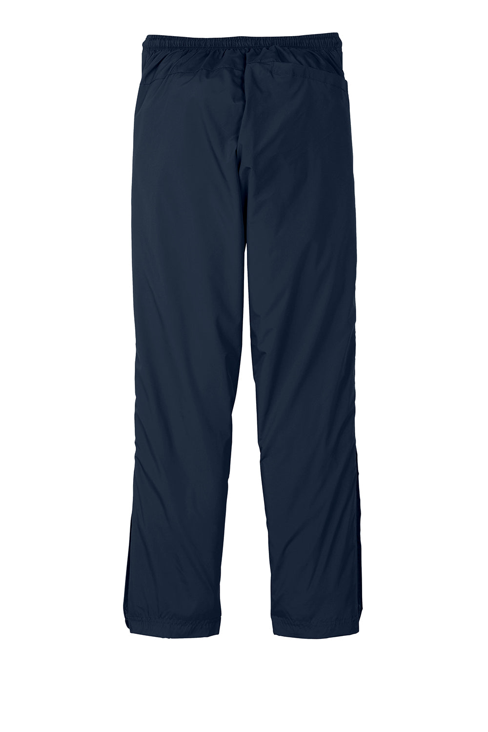 Sport-Tek PST74 Mens Water Resistant Wind Pants w/ Pockets True Navy Blue Flat Back