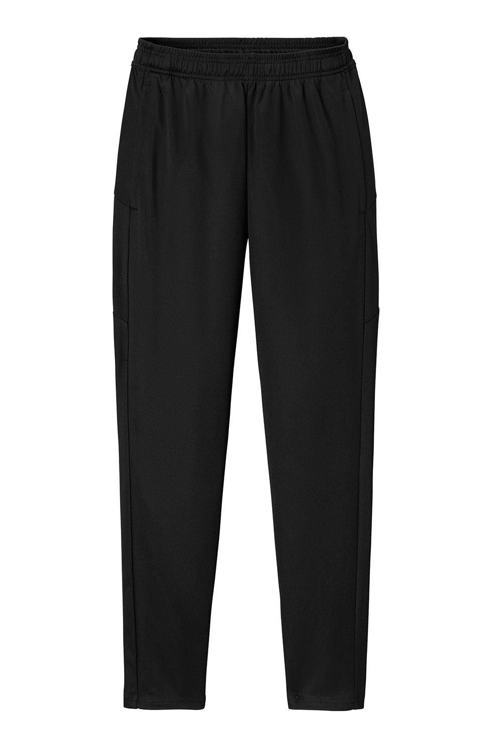 Sport-Tek PST800 Mens Travel Pants w/ Pockets Black Flat Front